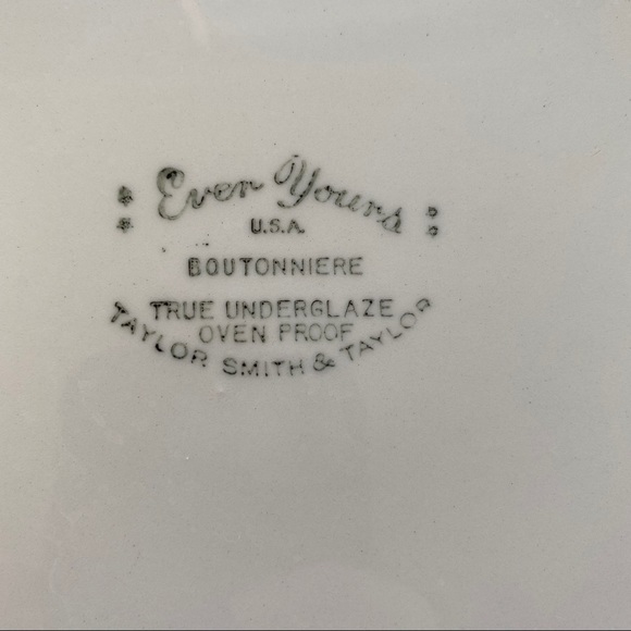 Two Vintage Ever Yours Boutoniere 10 (1/4)” plates - Picture 8 of 13